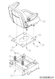 Cub Cadet Ersatzteile Zero Turn Z-Force S 54 17AI5GHC010  (2014) Sitz