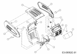 Ersatzteile Hanseatic Rasentraktoren 92-116 T Typ: 13A2763E621  (2018) Motorhaube 3-Style
