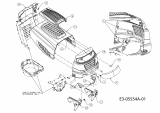Ersatzteile Rasor Rasentraktoren 135/96 T Typ: 13AH775F618  (2010) Motorhaube 5-Style