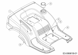 Ersatzteile MTD Rasentraktor Smart RE 130 H Typ: 13HH71KE600  (2016) Sitzwanne 