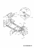Ersatzteile Gutbrod Rasentraktoren JLX 76 RH Typ: 13BY71GA690  (2012) Rahmen