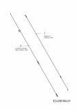 Ersatzteile MTD Benzin Rasenmäher mit Antrieb 53 SPOEHW Typ: 12BE85M4600  (2010) Bowdenzüge 