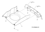Cub Cadet Ersatzteile Gartentraktoren GT 1224 14AI94AP603  (2010) Luftführung