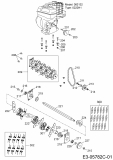 Ersatzteile WOLF-Garten Benzin Vertikutierer Expert UV 40 B Typ: 16BG8D0F650  (2020) Keilriemen, Messerwalze, Motor 