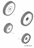 Ersatzteile Cmi Motormäher 48 B Typ: 11C-J60G620  (2011) Räder