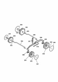 Ersatzteile WOLF-Garten Elektro Rasenmäher ohne Antrieb Compact plus 34 E Typ: 4904000 Serie G  (2010) Höhenverstellung, Räder 