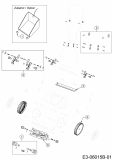 Ersatzteile WOLF-Garten Spindelmäher TT 380 DL Typ: 15B-CD--650  (2017) Grundgerät 