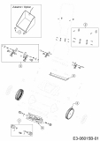Ersatzteile WOLF-Garten Spindelmäher TT 380 DL Typ: 15A-CD--650  (2014) Grundgerät 