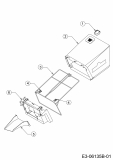 Ersatzteile WOLF-Garten Elektro Rasenmäher mit Antrieb A 400 EA Typ: 18CRMLM1650  (2020) Fangsack 