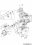 Ersatzteile WOLF-Garten Schneefräse SF 66 E Typ: 31AY54T3650  (2019) Fahrantrieb, Fräsantrieb 