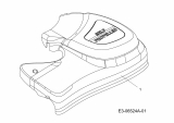 Ersatzteile MTD Benzin Rasenmäher mit Antrieb SP 53 O Typ: 12A-44M1615  (2010) Abdeckung Getriebe 