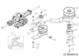 Ersatzteile MTD Rasentraktor 420/38 Typ: 13A2765F308  (2015) Variator 