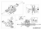 Ersatzteile MTD Rasentraktor BE 96 T Typ: 13IH76KF648  (2019) Getriebe 618-04566A 