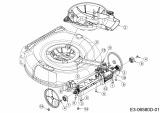 Cub Cadet Ersatzteile Motormäher mit Antrieb LM1 DF53 12A-A02P603  (2020) Getriebe, Keilriemen