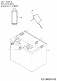Ersatzteile Massey Ferguson Rasentraktoren MF 41-22 RD Typ: 13HP91GN395  (2016) Batterie, Ladegerät ab 17.12.2015