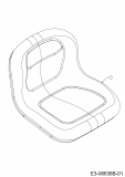 Ersatzteile WOLF-Garten Rasentraktor Ambition 96.155 H Typ: 13TM79RF650  (2014) Sitz 