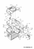 Ersatzteile Lux Tools Rasentraktoren RT 155-92 H Typ: 13AM77TE694  (2011) Grasfangeinrichtung