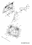 Cub Cadet Ersatzteile Rasentraktoren CC 1016 RD-E 13MG51AE403  (2011) Heckplatte