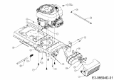 Ersatzteile Gartenland Rasentraktoren GL 13,5-92 H Typ: 13HH993E640  (2014) Motorzubehör