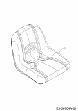 Cub Cadet Ersatzteile Zero Turn RZT 42 17AE2ACS603  (2012) Sitz