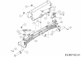 Cub Cadet Ersatzteile Gartentraktoren CC 1224 KHP 14HQ94AP603  (2015) Vorderachse