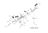 Cub Cadet Ersatzteile Gartentraktoren GT 1224 14AI94AP603  (2011) Pedale