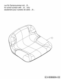 Ersatzteile MTD Rasentraktor Smart RG 145 Typ: 13CM765G600  (2014) Sitz nur für Sereinnummer mit …B… 