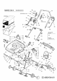 Ersatzteile Rasor Motorvertikutierer MARS 36 H Typ: 16AGSA3C618  (2011) Grundgerät