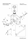 Ersatzteile MTD-Motoren Vertikal 2P70MHD Typ: 752Z2P70MHD  (2015) Tank