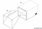 Ersatzteile MTD Benzin Rasenmäher ohne Antrieb Smart 395 PO Typ: 11CBB1SJ600 (2019) Grasfangsack 