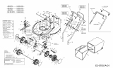 Ersatzteile MTD Benzin Rasenmäher mit Antrieb 395 SPO Typ: 12CBB1JD600  (2011) Grundgerät 
