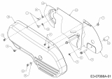 Ersatzteile MTD Motorhacke T/380 M Typ: 21D-38MT678  (2015) Keilriemenschutz 