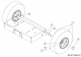 Ersatzteile MTD Häcksler 465 Typ: 24A-464P678R  (2012) Räder 