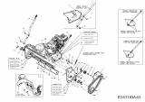 Ersatzteile MTD Schneefräse M 53 Typ: 31A-2M1E678  (2014) Fräsgehäuse, Schnecke, Unterholm 