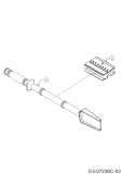 Cub Cadet Ersatzteile Schneefräsen 221 LHP 31AR2T6D603  (2020) Reinigungswerkzeug