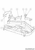 Ersatzteile Zubehör Zero Turn Mulch Kits für Z-Force 48 S mit Mähwerk B (48/122cm) Typ: 19A70016100  (2011) Grundgerät