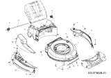 Cub Cadet Ersatzteile Motormäher mit Antrieb CC 46 SPBE V 12BGK18Z603  (2014) Mähwerksgehäuse