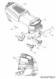 Ersatzteile Mastercut Rasentraktoren Mastercut 92 Typ: 13BH761E659  (2013) Motorhaube 1-Style