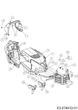 Cub Cadet Ersatzteile Rasentraktoren CC 714 TF 13H277DF603  (2016) Motorhaube D-Style