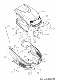 Ersatzteile Massey Ferguson Rasentraktoren MF 36-15 RT Typ: 13AD776E695  (2012) Motorhaube 6-Style
