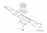Ersatzteile Mr.Gardener Motormäher mit Antrieb HWD 4546 TH Typ: 12C-J6AQ629  (2012) Messer