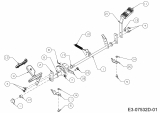 Ersatzteile Okay Rasentraktoren Master Cut 105-15/200 H Typ: 13HU99KN675  (2015) Pedalwelle