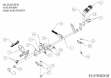 Ersatzteile Black Edition Rasentraktoren 272-105 TWIN H Typ: 13HU997N615  (2015) Pedalwelle bis 23.03.2015
