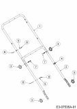 Ersatzteile Mastercut Motormäher mit Antrieb MC 53 SPB Typ: 12A-845L659  (2016) Holm