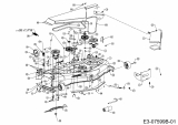 Ersatzteile Massey Ferguson Rasentraktoren MF 50-24 SD Typ: 13BI92CP695  (2013) Mähwerk P (50/127cm)