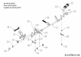 Ersatzteile Black Edition Rasentraktoren 272-105 TWIN H Typ: 13HU997N615  (2015) Pedalwelle ab 24.03.2015