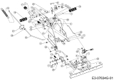 Cub Cadet Ersatzteile E-Rasentraktoren LR2 ES76 33AA27JD603 (2020) Pedale