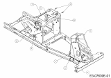 Cub Cadet Ersatzteile Rasentraktoren LR1 NS76 13C226JD603  (2018) Rahmen