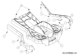 Cub Cadet Ersatzteile Rasentraktoren CC 114 TD 13B226JD603  (2015) Trittbrett