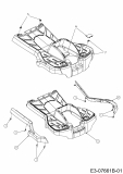 Ersatzteile WOLF-Garten Rasentraktor Scooter Pro Typ: 13B226ED650  (2013) Trittbrett 